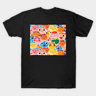 Colorful Face T-Shirt